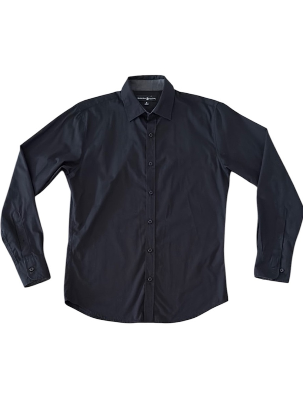 Beverly Hills Polo Club Men’s Black Long Sleeve Button Up Classic Shirt Small